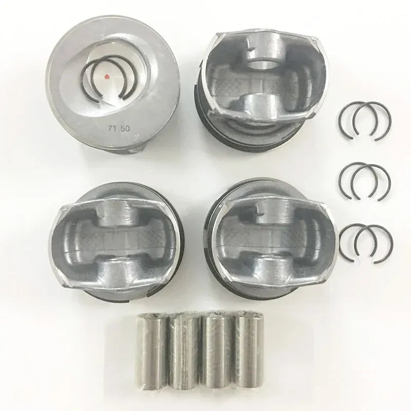 PISTON AND RING 03F107065A 03F107065D 03F107065F 03F107065G FOR AUDI VW SEAT SKODA 1.2T CBZA CBZB STD 0.25 0.50-BeeSpareParts