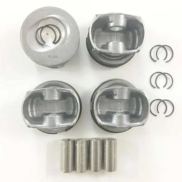 PISTON AND RING 03F107065A 03F107065D 03F107065F 03F107065G FOR AUDI VW SEAT SKODA 1.2T CBZA CBZB STD 0.25 0.50-BeeSpareParts