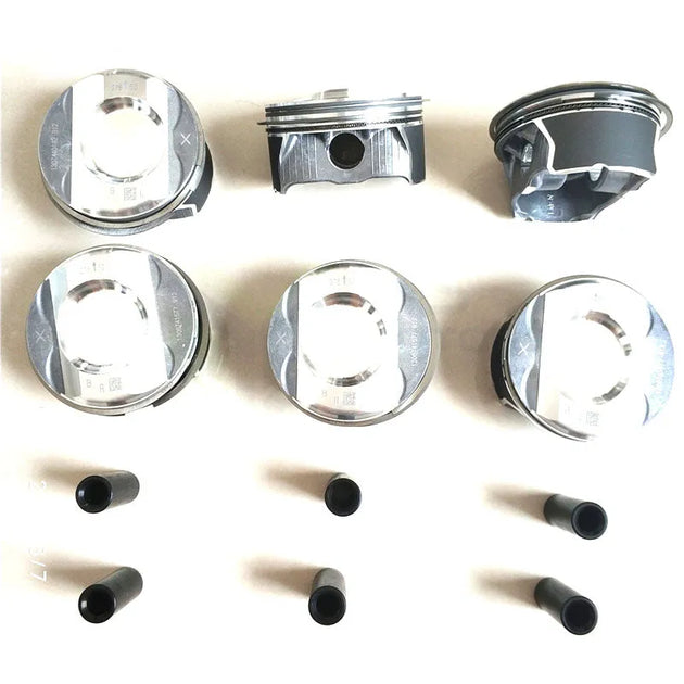 Piston Assembly 6x Pistons Rings Set M276 3.5L A2760304317 For Benz X218 C218 A207 C207 X166 V251 R172 R231 W222 A 276 030 44 17-BeeSpareParts