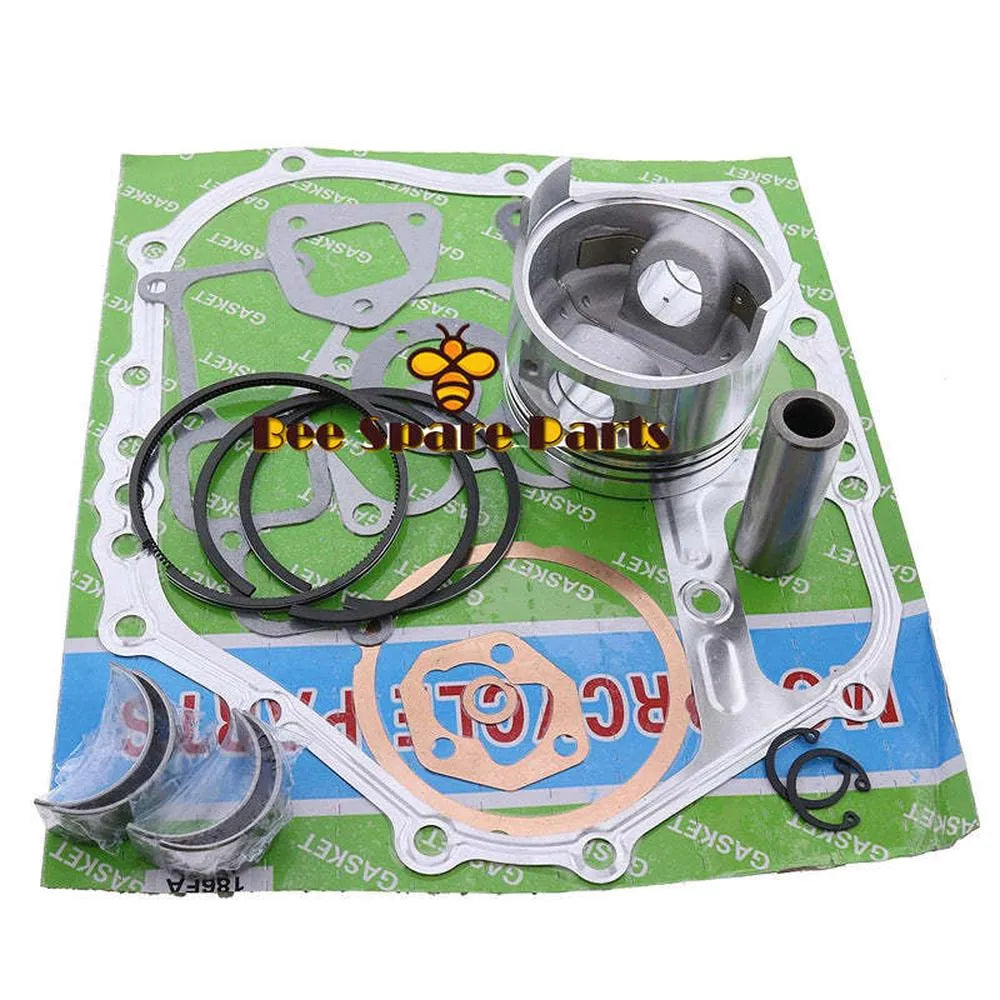 Piston & Gaskets & Bearing for Yanmar Engine & Generator L100 186F 10HP-BeeSpareParts
