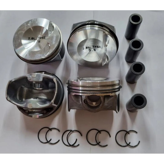 Pistons Rings Oversize 83.01mm +0.5mm Φ21mm For Audi A3 A4 A5 VW Tiguan 2.0 TSI-BeeSpareParts