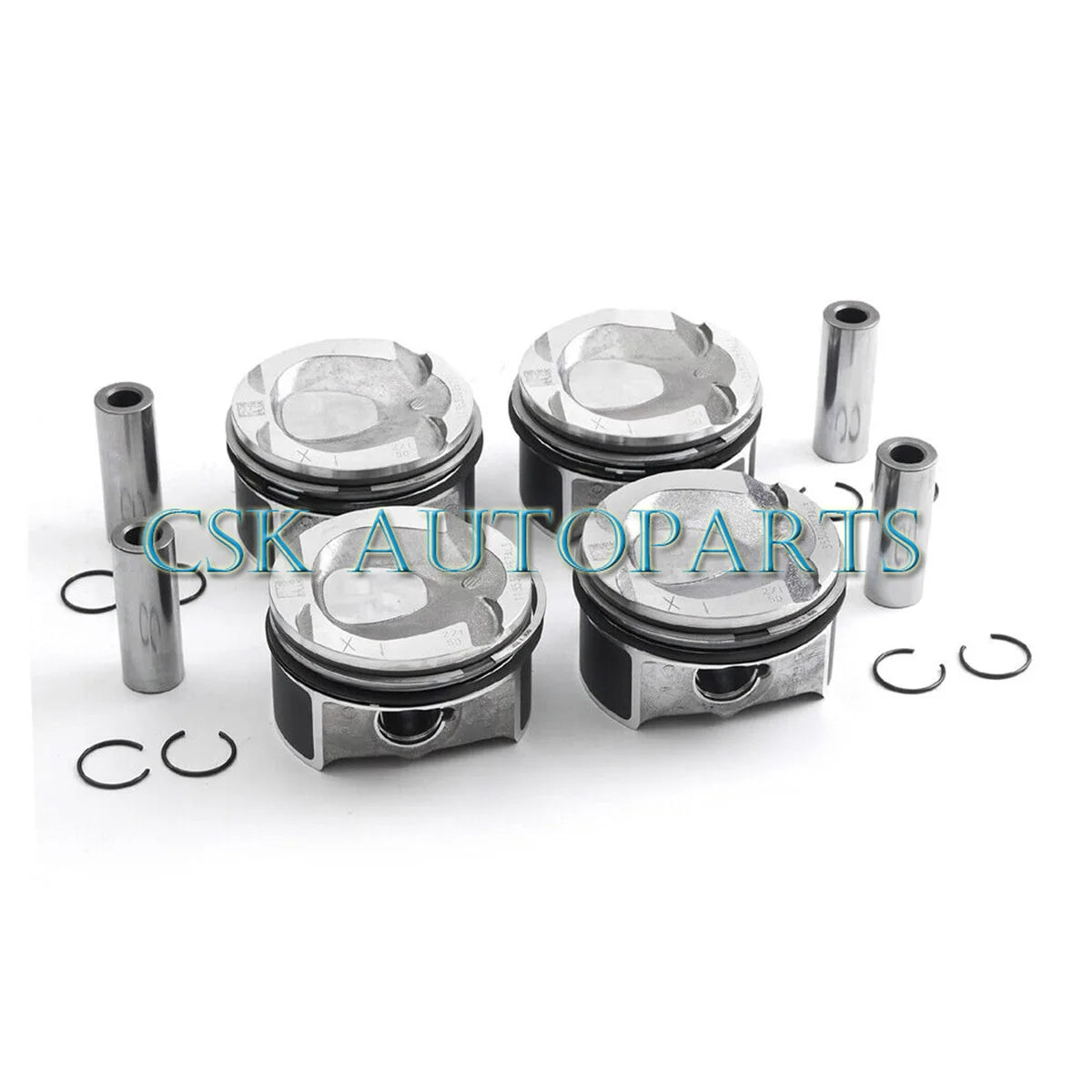 Pistons Rings Set Φ82+0.5mm For Mercedes-Benz W204 W212 C200 C250 E250 CGI 1.8T-BeeSpareParts