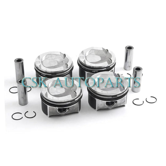 Pistons Rings Set Φ82+0.5mm For Mercedes-Benz W204 W212 C200 C250 E250 CGI 1.8T-BeeSpareParts