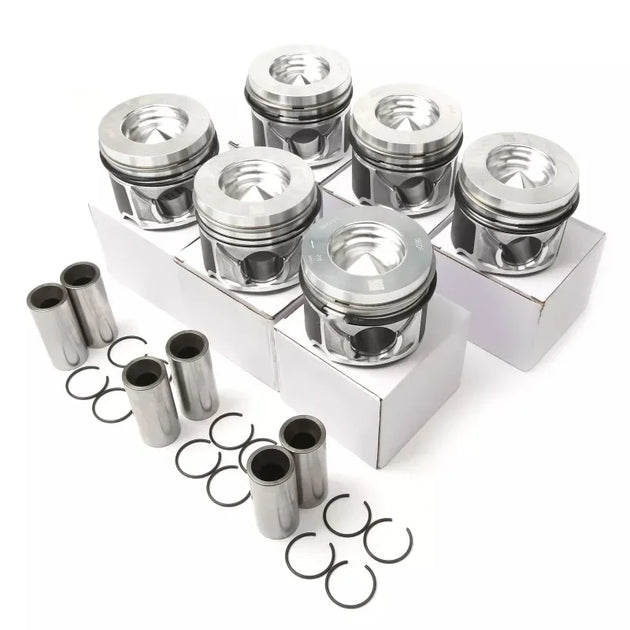 Pistons & Rings Set Φ83mm For Mercedes-Benz ML350d GLS350 CDI W166 X166 OM642-BeeSpareParts