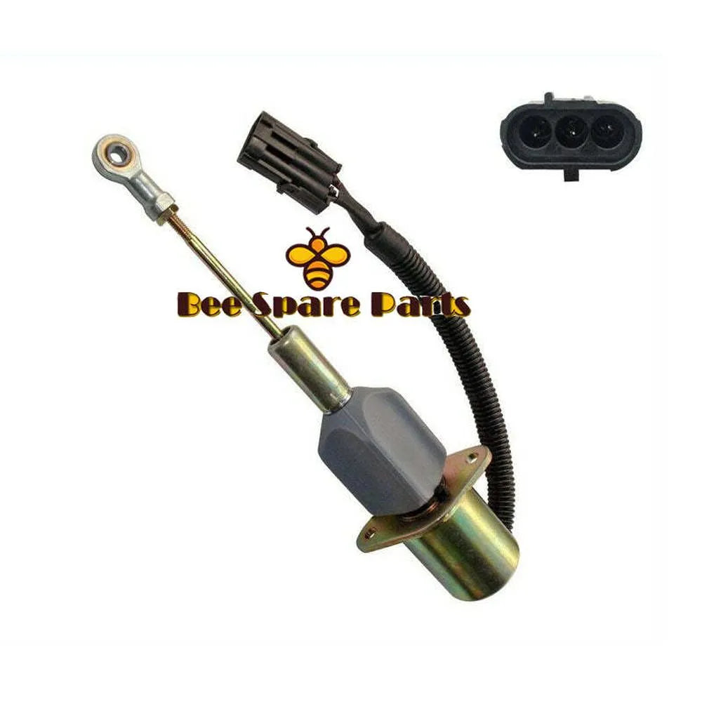 RE53507 Fuel Shutoff Solenoid For John Deere 4955 4560 4760 4960 644G Loader-BeeSpareParts