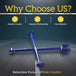 Rear Adjustable Lower Camber Control Arms For E36 models 3-series 92-98 Adj. Rear For BMW 316 M3 E46 Z4 Blue Suspension Shock-BeeSpareParts
