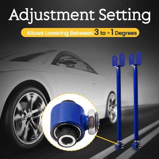 Rear Adjustable Lower Camber Control Arms For E36 models 3-series 92-98 Adj. Rear For BMW 316 M3 E46 Z4 Blue Suspension Shock-BeeSpareParts