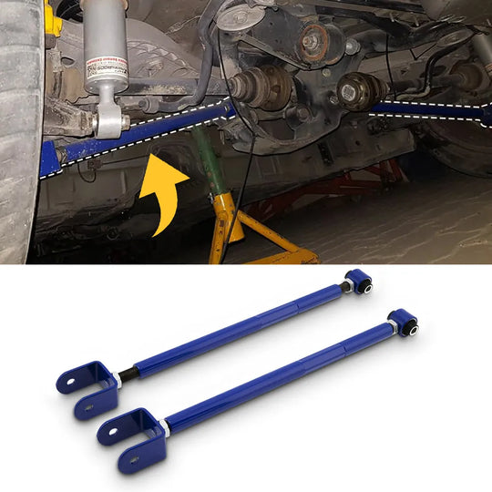 Rear Adjustable Lower Camber Control Arms For E36 models 3-series 92-98 Adj. Rear For BMW 316 M3 E46 Z4 Blue Suspension Shock-BeeSpareParts
