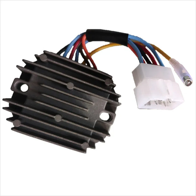Regulator Rectifier 12V 280W 6 Pins 119653-77711 119640-77710 for Yanmar 3TNE74 3D74E 3D68E Komatsu Excavator PC05-6 PC10-6 PC15-1 PC28UU-1-Replacement Aftermarket Parts
