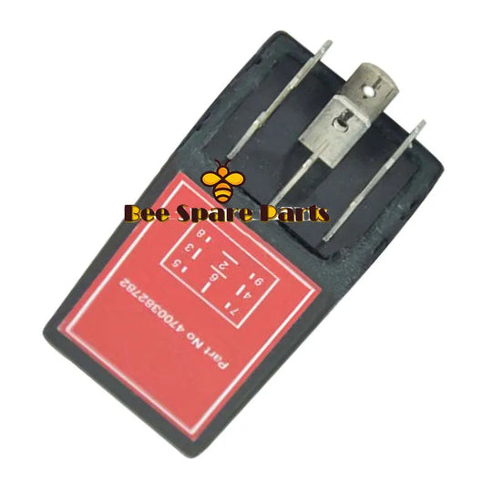 Relay 382782 4700382782 370233 Compatible with Dynapac Roller CA152 CA251 CC102 CC232 CC412 CC422 CC722 CC900-BeeSpareParts