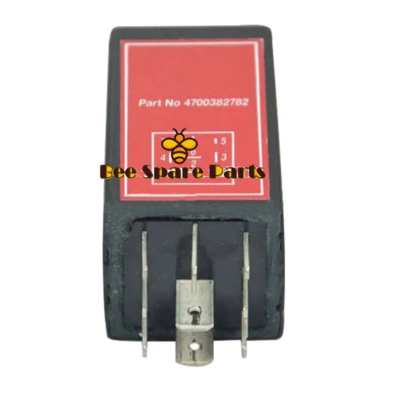 Relay 382782 4700382782 370233 Compatible with Dynapac Roller CA152 CA251 CC102 CC232 CC412 CC422 CC722 CC900-Replacement Aftermarket Parts