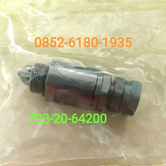 Relief Valve 723-10-12300 7232064200 Fits Komatsu PC75 PC78 723-20-64200-Replacement Aftermarket Parts