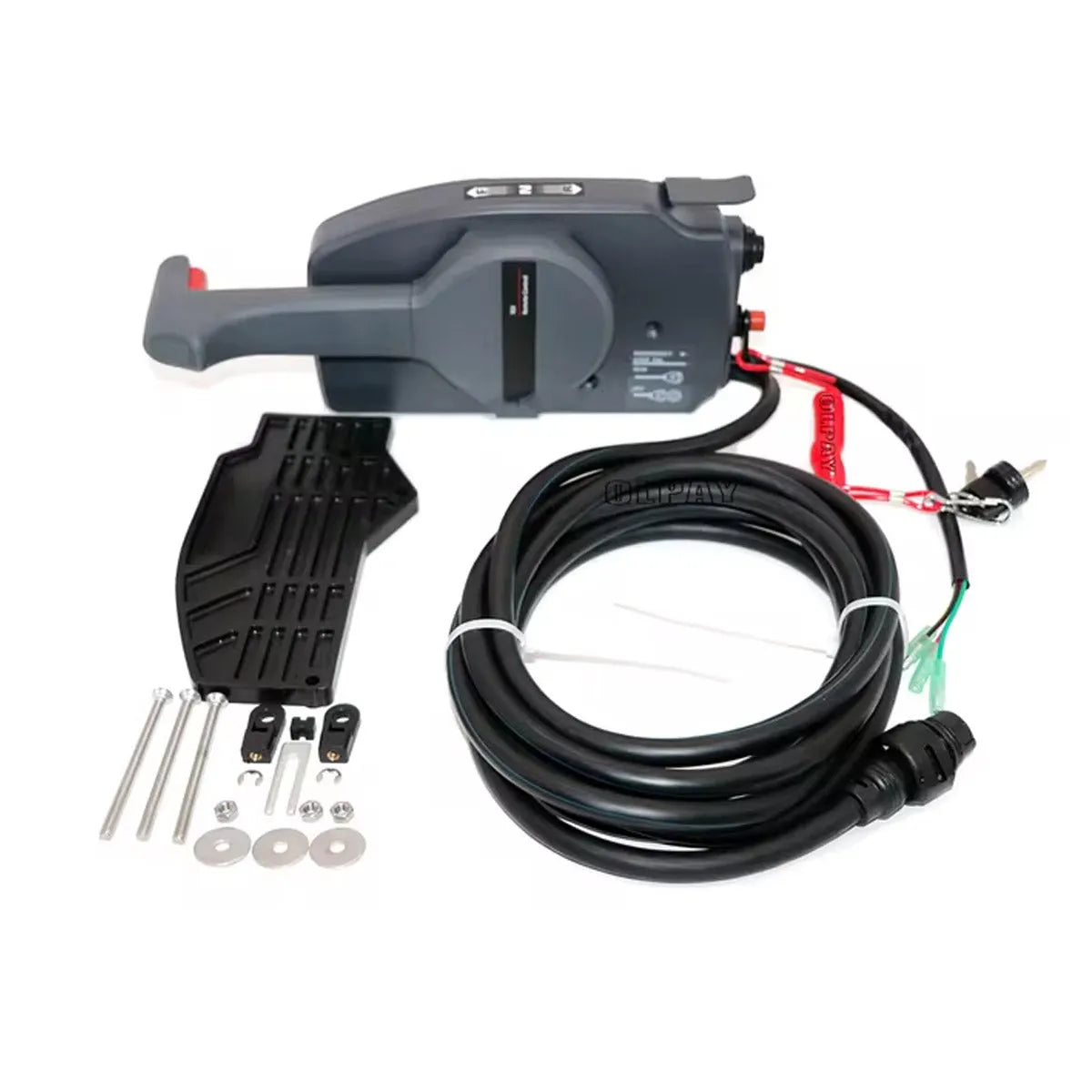 Remote Control Box Assy 703-48230-14 for YAMAHA Outboard Engine, 7 Pins PULL to open-Replacement Aftermarket Parts