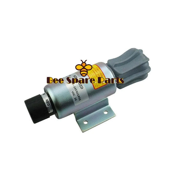 Run-ON Stop Solenoid 2370-24ESU1B5S 04400-08801 04400-08800 for Mitsubishi S12R S16R SR Series Engine Genset 24V-BeeSpareParts