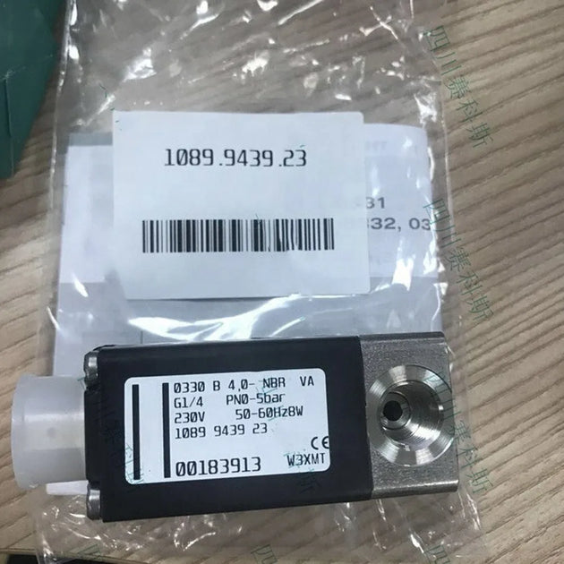 1089943923 Solenoid Valve for Atlas Copco Compressor 230V G1/4 5BAR 1089-9439-23-BeeSpareParts