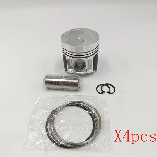 4pcs Piston With Ring 270-6968 STD Fits Caterpillar C2.2T, 3024T, 3024C/T, 216B-Replacement Aftermarket Parts