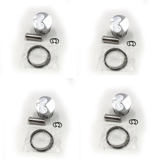 4pcs Piston With Ring 270-6968 STD Fits Caterpillar C2.2T, 3024T, 3024C/T, 216B-Replacement Aftermarket Parts