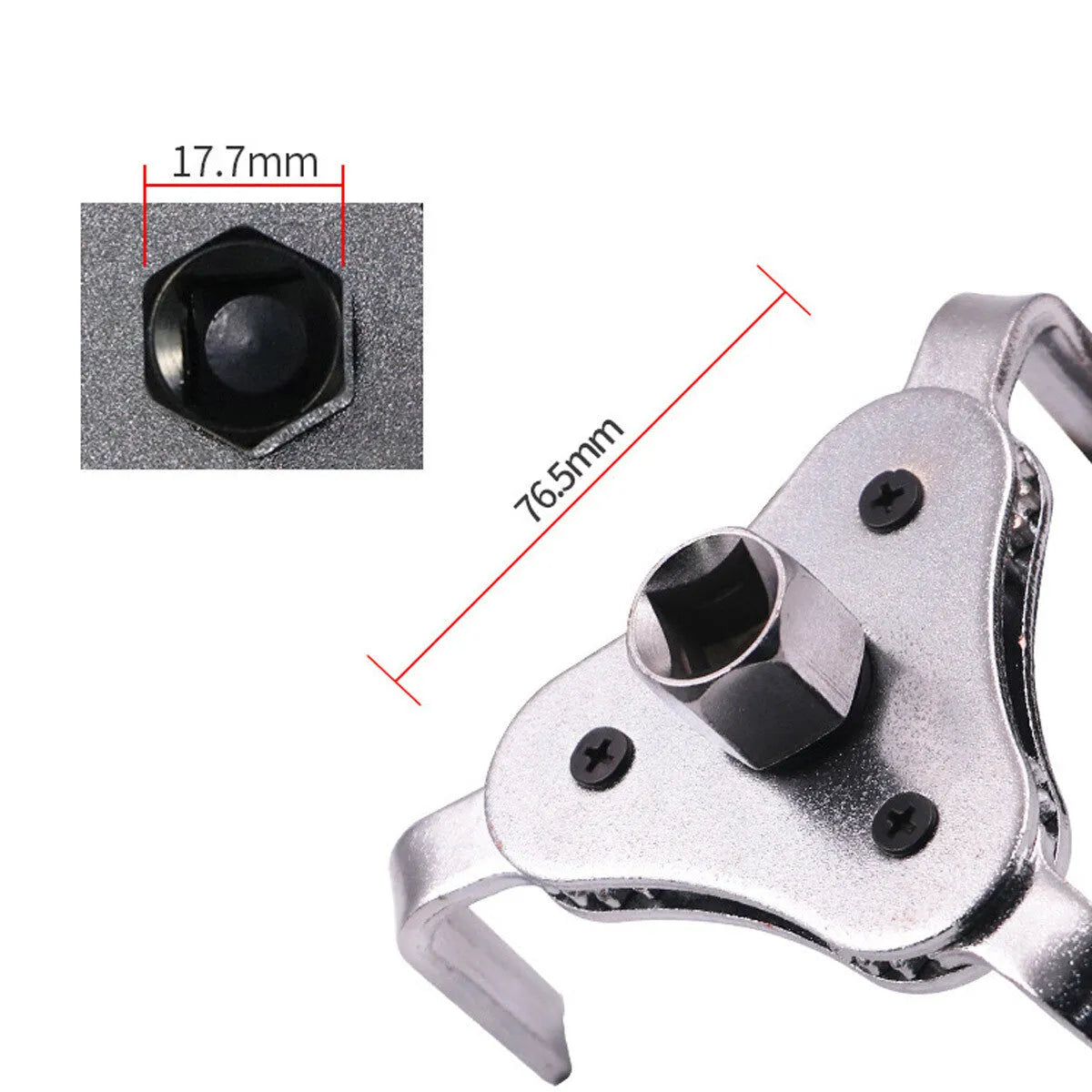 Universal Oil Filter Wrench Adjustable Install Repairing Tool Removal Tool-Replacement Aftermarket Parts