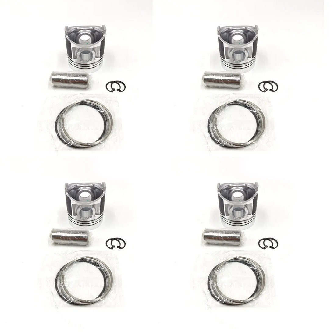 4pcs Piston With Ring 270-6968 STD Fits Caterpillar C2.2T, 3024T, 3024C/T, 216B-Replacement Aftermarket Parts