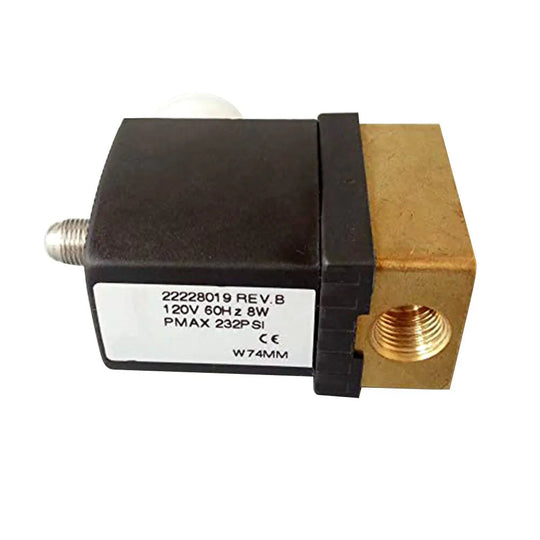 22228019 Loading Solenoid Valve for IR Air Compressor 120V 60HZ 232PSI 1SV-BeeSpareParts