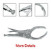 Adjustable Oil Filter Wrench Removal Tool Locking Pliers Hand Remover 50mm-110mm-Replacement Aftermarket Parts