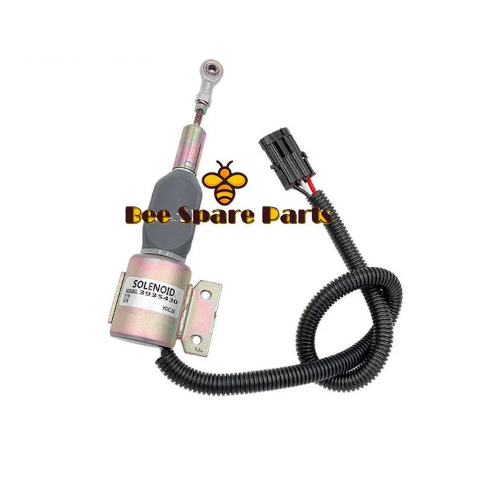 Shut Off Solenoid 3935429 3935431 12V SA-4755-12 for Cummins 6BT 5.9L engine-Solenoid & Solenoid Valve-BeeSpareParts