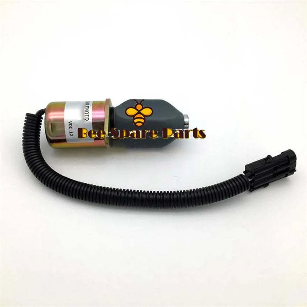 Shut Off Stop Solenoid 3991196 9073747 24V for Cummins Liebherr Excavator R914 +-Solenoid & Solenoid Valve-BeeSpareParts
