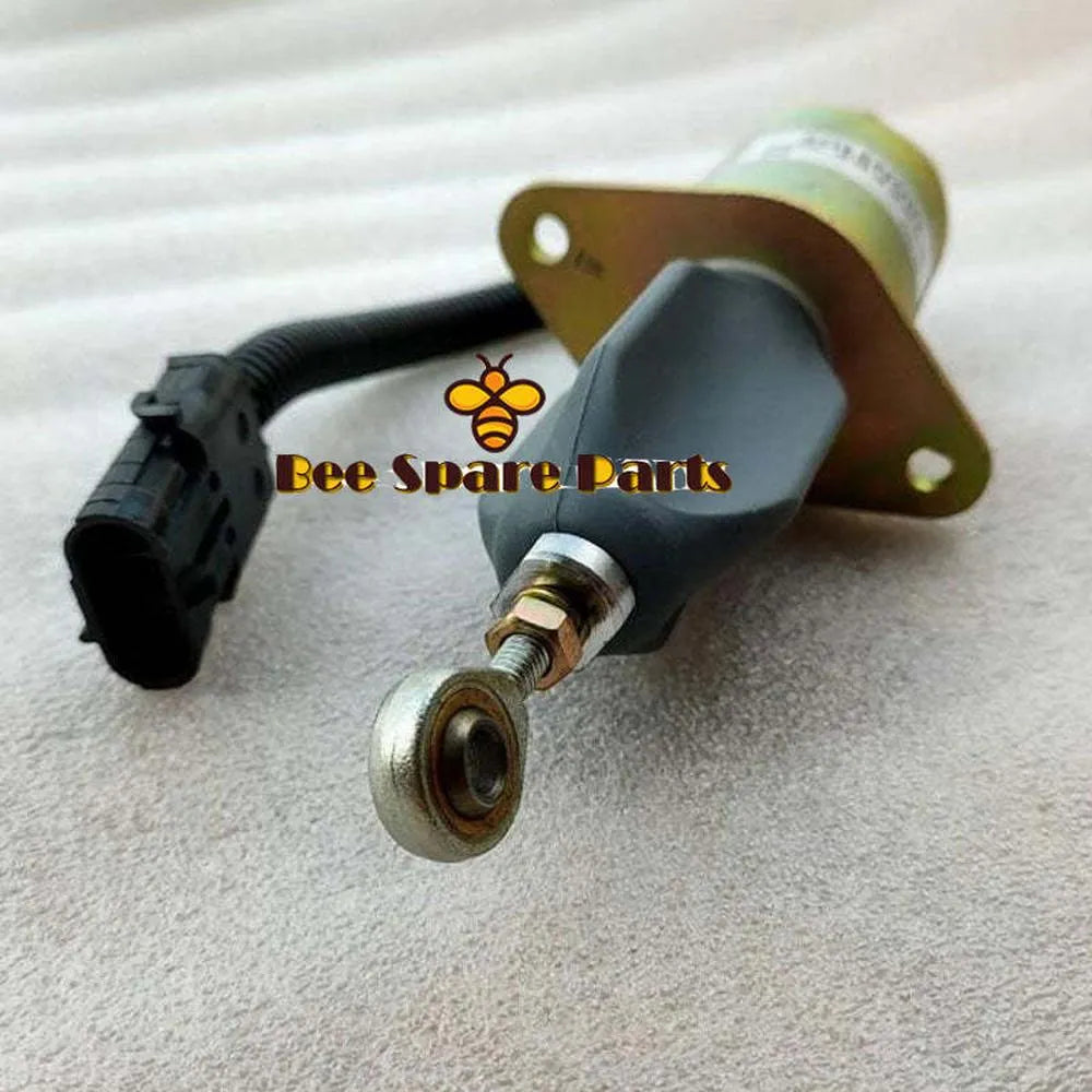 Shutdown Solenoid 3939018 Shut Off Solenoid SA-4889-12 12 Vdc Fits Hyundai Excavators 335LC-7 Cummins 6CT Engine-Solenoid & Solenoid Valve-BeeSpareParts
