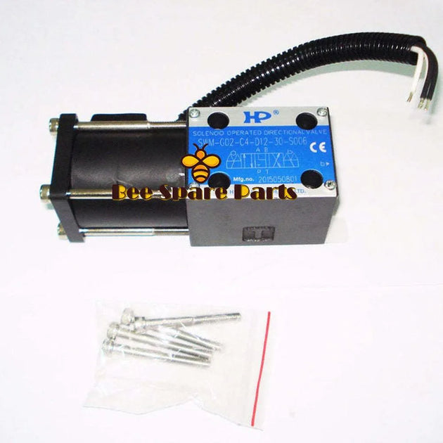 solenoid valve 12V type SWM-G02-C4-D12-30-S006 YQX30D-4200 use for 2 ton 3 ton forklift-BeeSpareParts