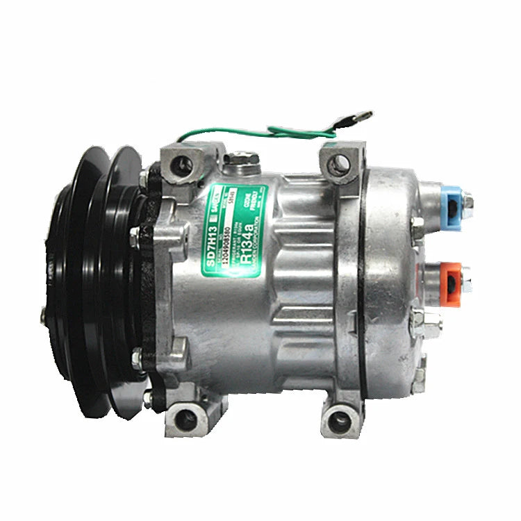 Spare Parts for Excavator SK200-8 SK210-8 Excavator Air Compressor Ass'y YX91V00001F1-BeeSpareParts