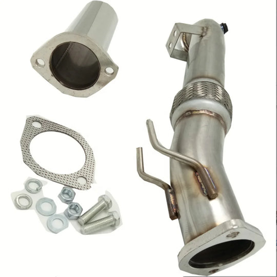 Stainless Automotive Exhaust Pipe Spot Supply for 2013-2017 Ford Focus ST Hatchback 4D 2.0T Turbo Exhaust Manifold Downcomer-Replacement Aftermarket Parts