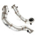 Stainless Car Exhaust Pipe for BMW N54 E90 E91 E92 E93 E82 135i 335i 2007-2010 Twin Turbo Exhaust Manifold Downcomer 3 Inch-BeeSpareParts