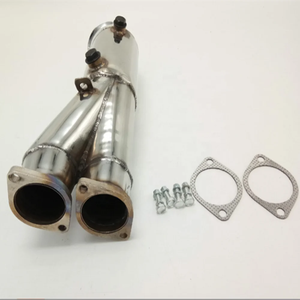 Stainless Exhaust Pipe Exhaust Downpipe Pipe Modification for BMW N55 B30 E82 E88 135i E92 E90 335i 3.0L Turbo Exhaust Manifold-BeeSpareParts