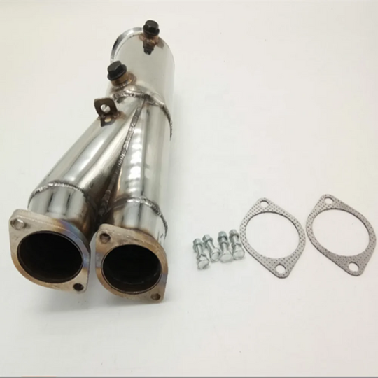 Stainless Exhaust Pipe Exhaust Downpipe Pipe Modification for BMW N55 B30 E82 E88 135i E92 E90 335i 3.0L Turbo Exhaust Manifold-BeeSpareParts