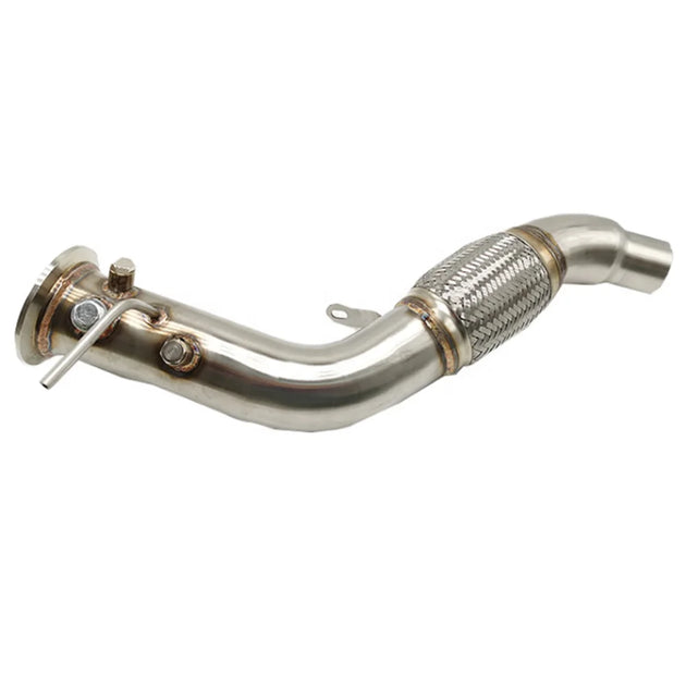 Stainless Exhaust Pipe Exhaust Downpipe Pipe Suitable for 2006-2010 BMW X5 E70 3.0D M57N2 Turbo Exhaust Manifold Downcomer-Replacement Aftermarket Parts