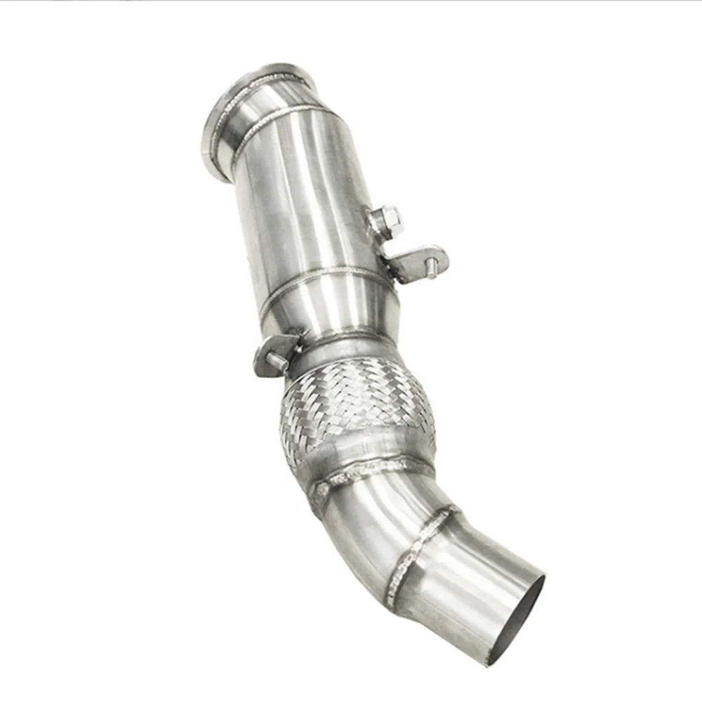 Stainless Exhaust Pipe Modification for BMW 2011-2016 328xi 328i 320i F30 F31 F34 2.0T N20 4" Turbo Exhaust Manifold Downcomer-BeeSpareParts