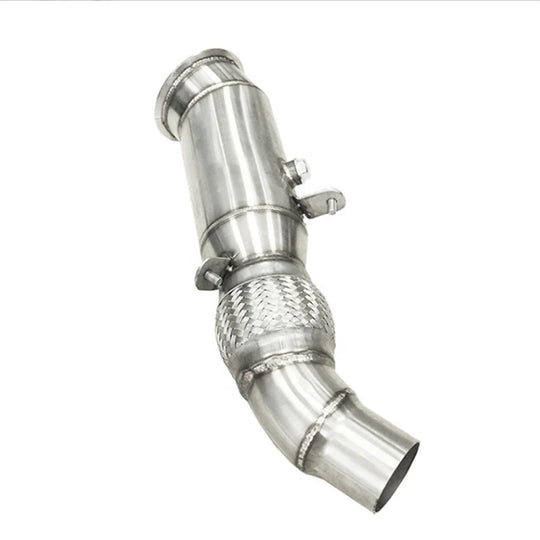 Stainless Exhaust Pipe Modification for BMW 2011-2016 328xi 328i 320i F30 F31 F34 2.0T N20 4" Turbo Exhaust Manifold Downcomer-BeeSpareParts