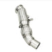 Stainless Exhaust Pipe Modification for BMW 2011-2016 328xi 328i 320i F30 F31 F34 2.0T N20 4" Turbo Exhaust Manifold Downcomer-BeeSpareParts