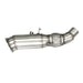 Stainless Exhaust Pipe Modification for BMW 2011-2016 328xi 328i 320i F30 F31 F34 2.0T N20 4" Turbo Exhaust Manifold Downcomer-BeeSpareParts