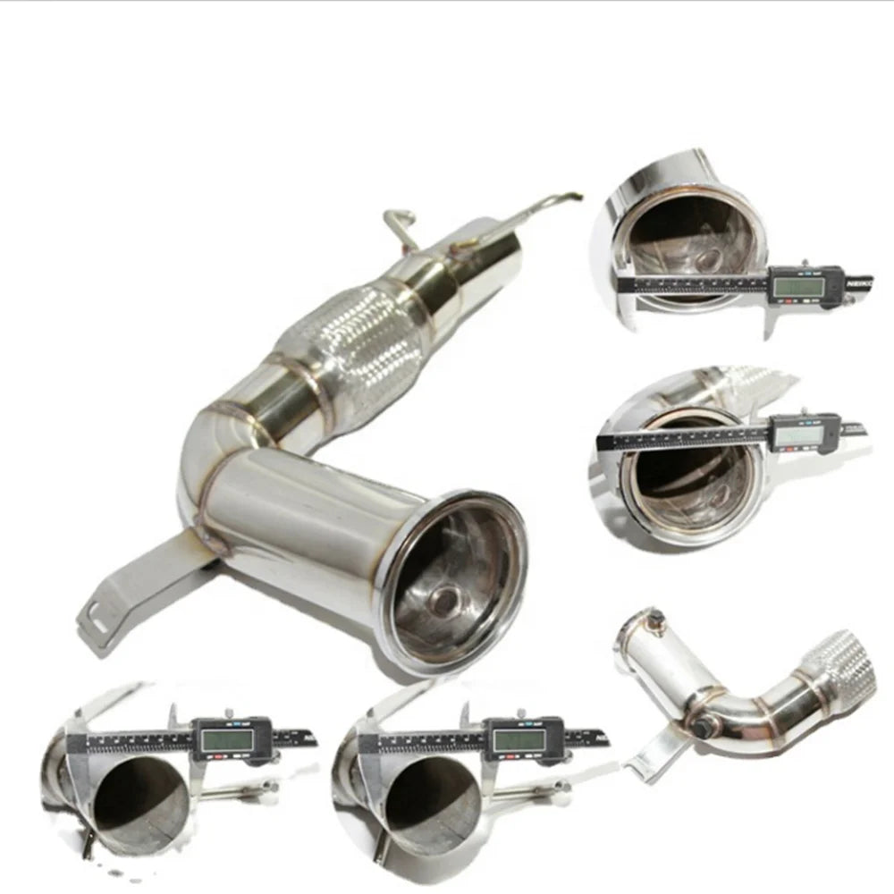 Stainless Steel Automotive Exhaust Pipe Modification Suitable for BMW Mini COOPER S F56 2014 Turbo Exhaust Manifold Downcomer-BeeSpareParts