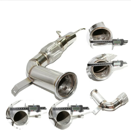 Stainless Steel Automotive Exhaust Pipe Modification Suitable for BMW Mini COOPER S F56 2014 Turbo Exhaust Manifold Downcomer-BeeSpareParts