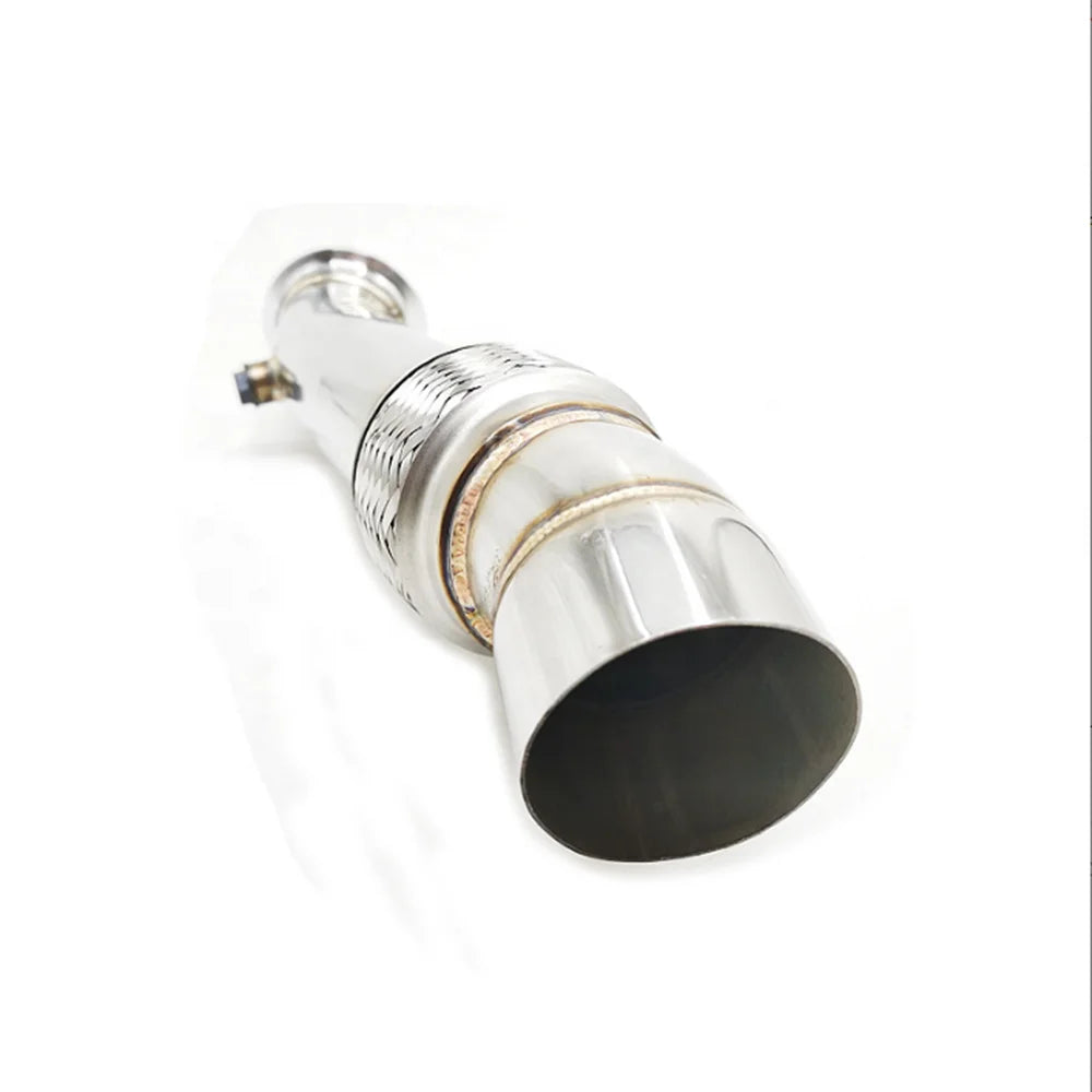 Stainless Steel Car Exhaust Pipe For 2010-2015 BMW N55 535i 535ix 640i 640ix F06 F07 F10 F11 F12 F13 Turbo Exhaust Manifold-BeeSpareParts