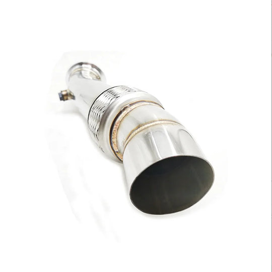 Stainless Steel Car Exhaust Pipe For 2010-2015 BMW N55 535i 535ix 640i 640ix F06 F07 F10 F11 F12 F13 Turbo Exhaust Manifold-BeeSpareParts