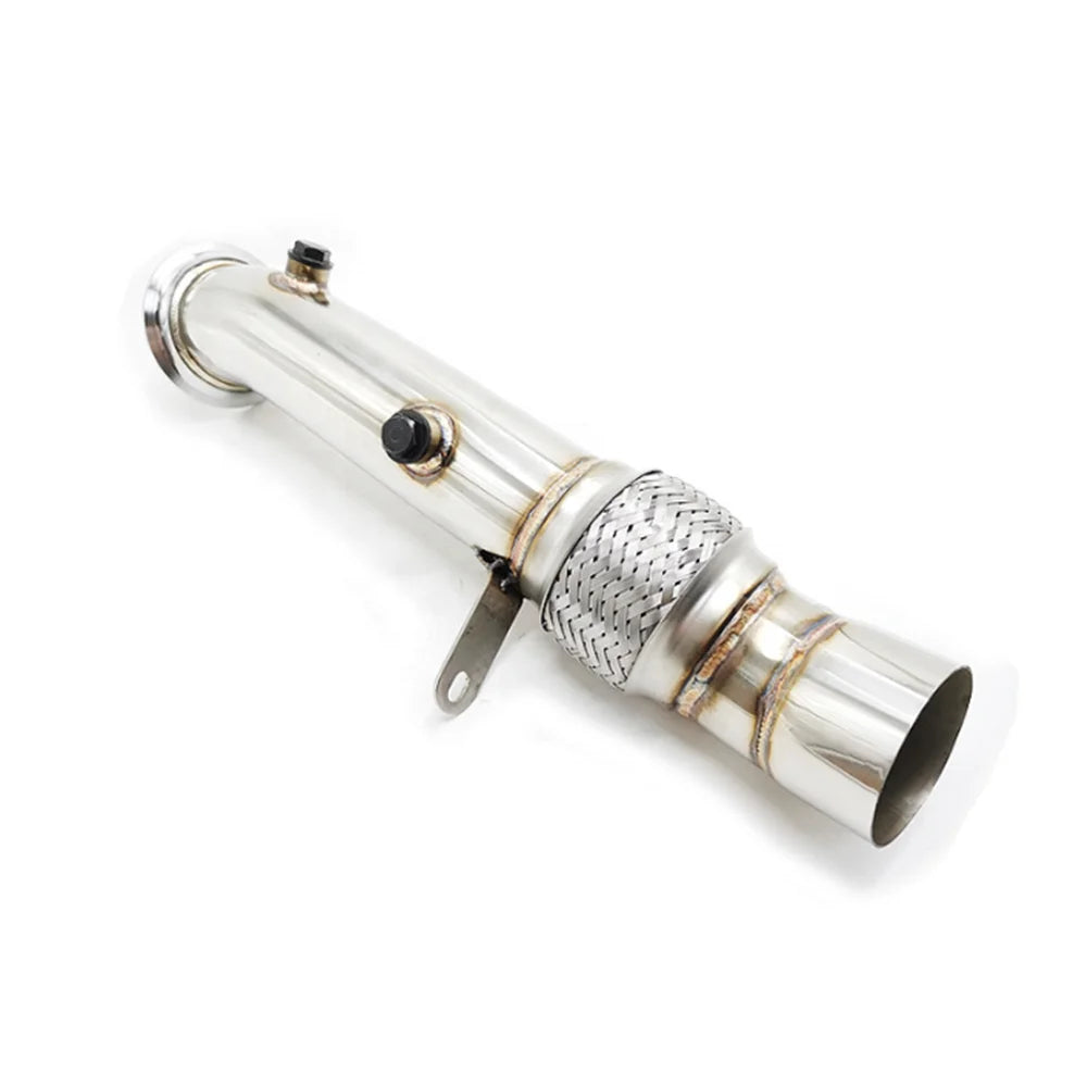 Stainless Steel Car Exhaust Pipe For 2010-2015 BMW N55 535i 535ix 640i 640ix F06 F07 F10 F11 F12 F13 Turbo Exhaust Manifold-BeeSpareParts