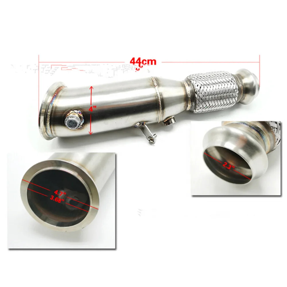 Stainless Steel Car Exhaust Pipe for BMW N26 320i 328i 420i 428i 428ix F20 F21 F22 2.0T Turbo Exhaust Manifold Downcomer-BeeSpareParts