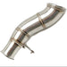 Stainless Steel Car Modified Exhaust Pipe Suitable for BMW N55 M135i M235i M2 335i 435i F3.0 Turbo Exhaust Manifold Downcomer-BeeSpareParts