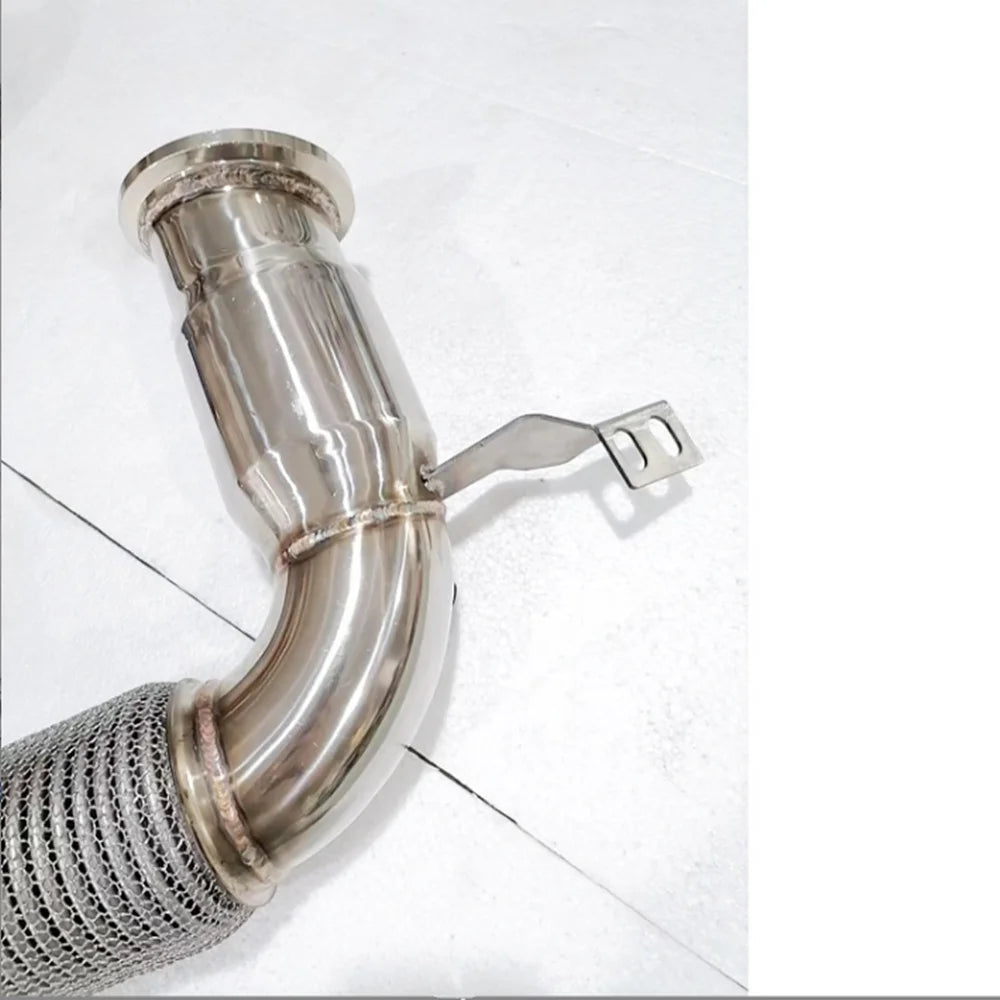 Stainless Steel Material Automotive Customized Exhaust Pipe Tailpipe Suitable for BMW Mini F56 Cooper S 2014 Onwards-BeeSpareParts