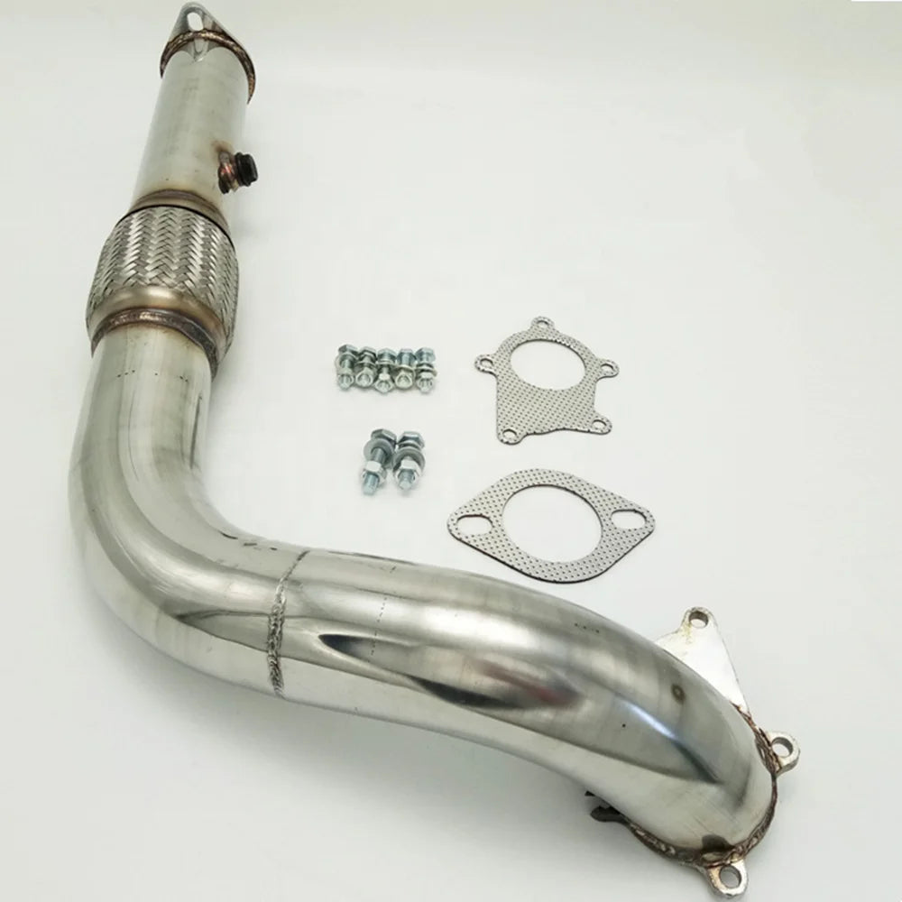 Stainless Steel Material Automotive Exhaust Pipe Modification for 1988-2000 Honda Civic D15 D16 Turbo Pipe 3 "T3/T4 5 Bolt-Replacement Aftermarket Parts