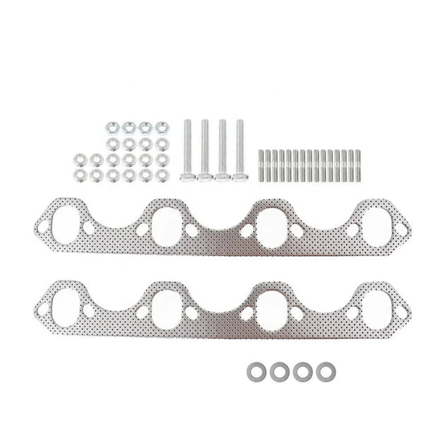 Stainless Steel Material Automotive Modification Exhaust Manifold Suitable for 1987-1996 Ford F150 F250 Bronco Shorty-Replacement Aftermarket Parts