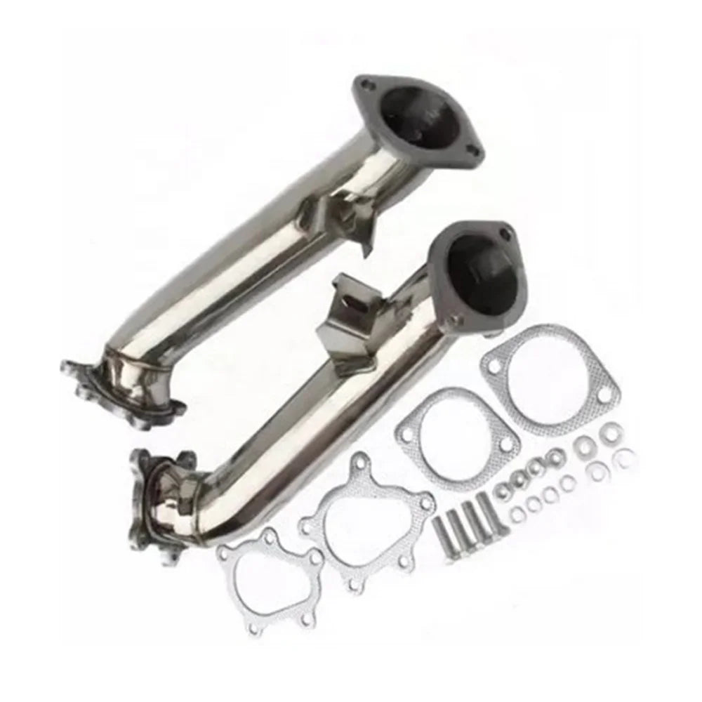 Stainless Steel Twin Turbo Automotive Exhaust Pipe Modification Suitable for 2009-2018 Nissan GTR R35 VR38DETT V6 3.8L 3"-Exhaust Pipe-BeeSpareParts